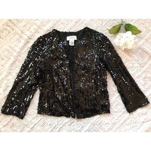 BB Dakota Black Sequin Jacket